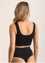 Chilot modelator tanga negru