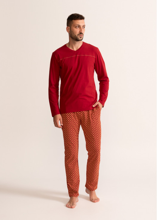 Pijama bărbați Maxwell Bumbac