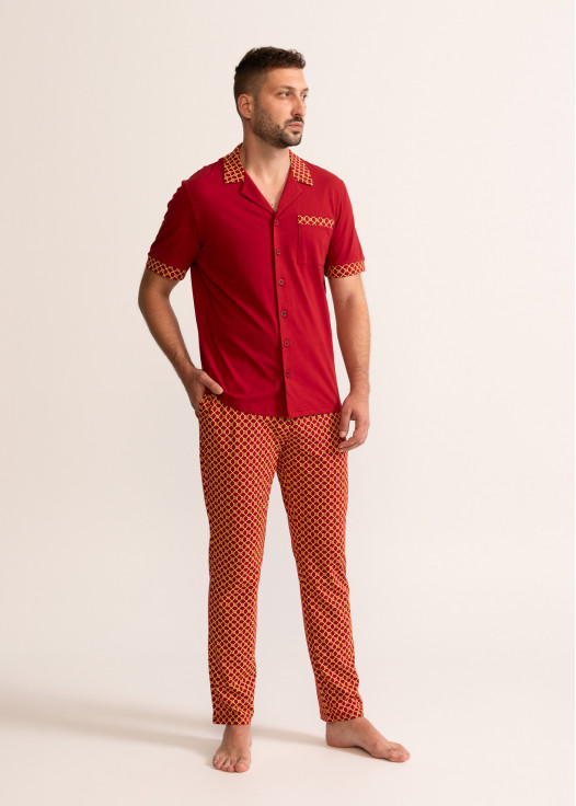 Pijama bărbați Maxwell Bumbac