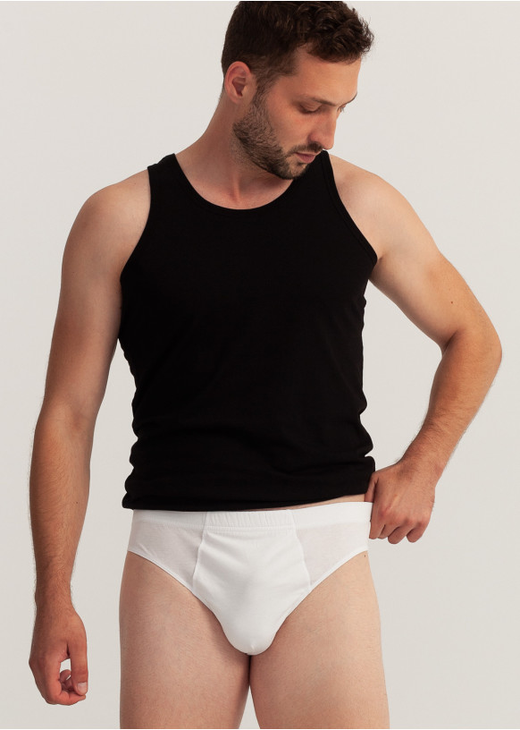 Chiloți bărbați bumbac alb