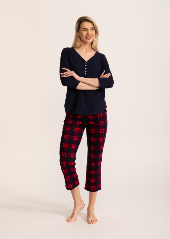 Pijama damă Tartan