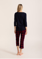 Pijama damă Tartan