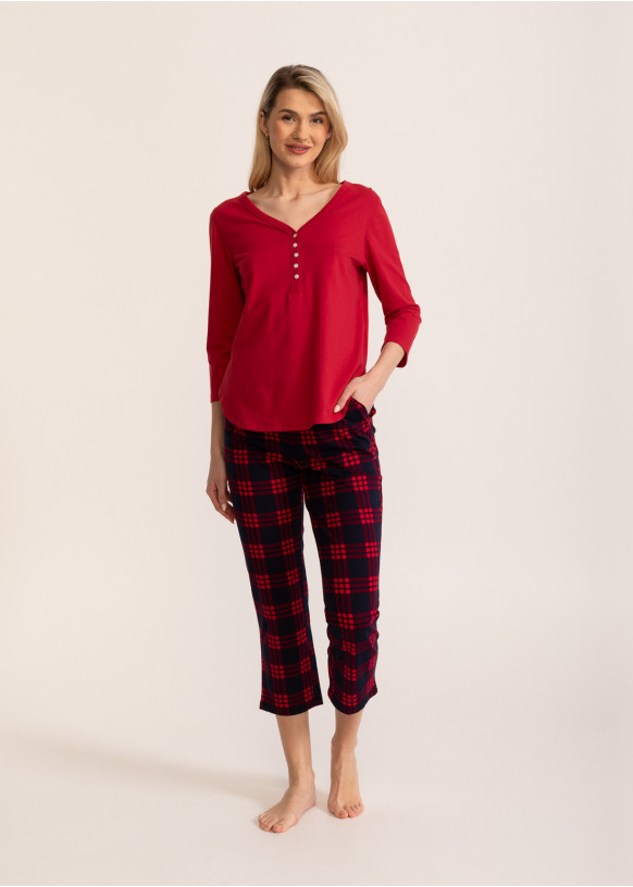Pijama damă Tartan