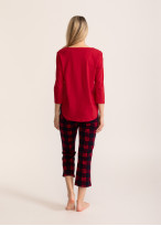 Pijama damă Tartan