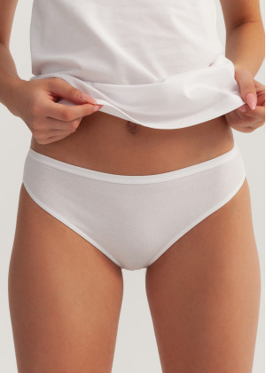 Chilot Damă Bumbac Clasic Alb