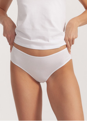 Chilot Damă Bumbac Clasic Alb