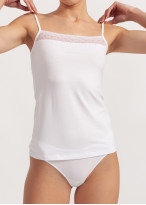 Top cu dantela EDITH alb