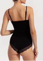 Top cu dantela EDITH negru